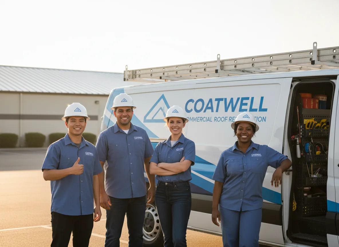 Commercial roof coating company in Saratoga, TX
